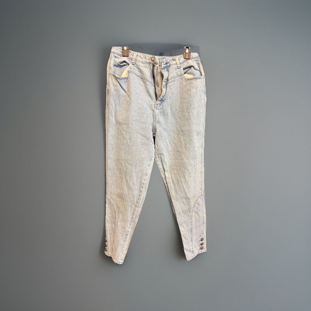 Vintage 90’s Stefano International Stonewash Jeans Size 18 High Waist Tapered